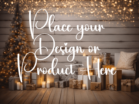 Download Christmas Background for Product Mockups - Product mockups Collection